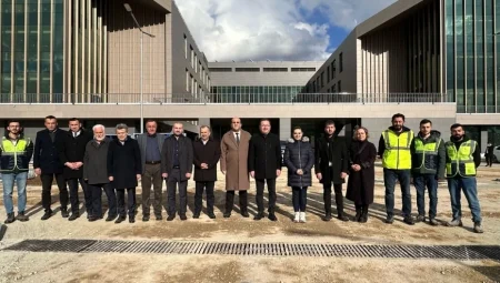 Kastamonu’da Yeni Fizik Tedavi ve Rehabilitasyon Merkezi İnşaatında İnceleme